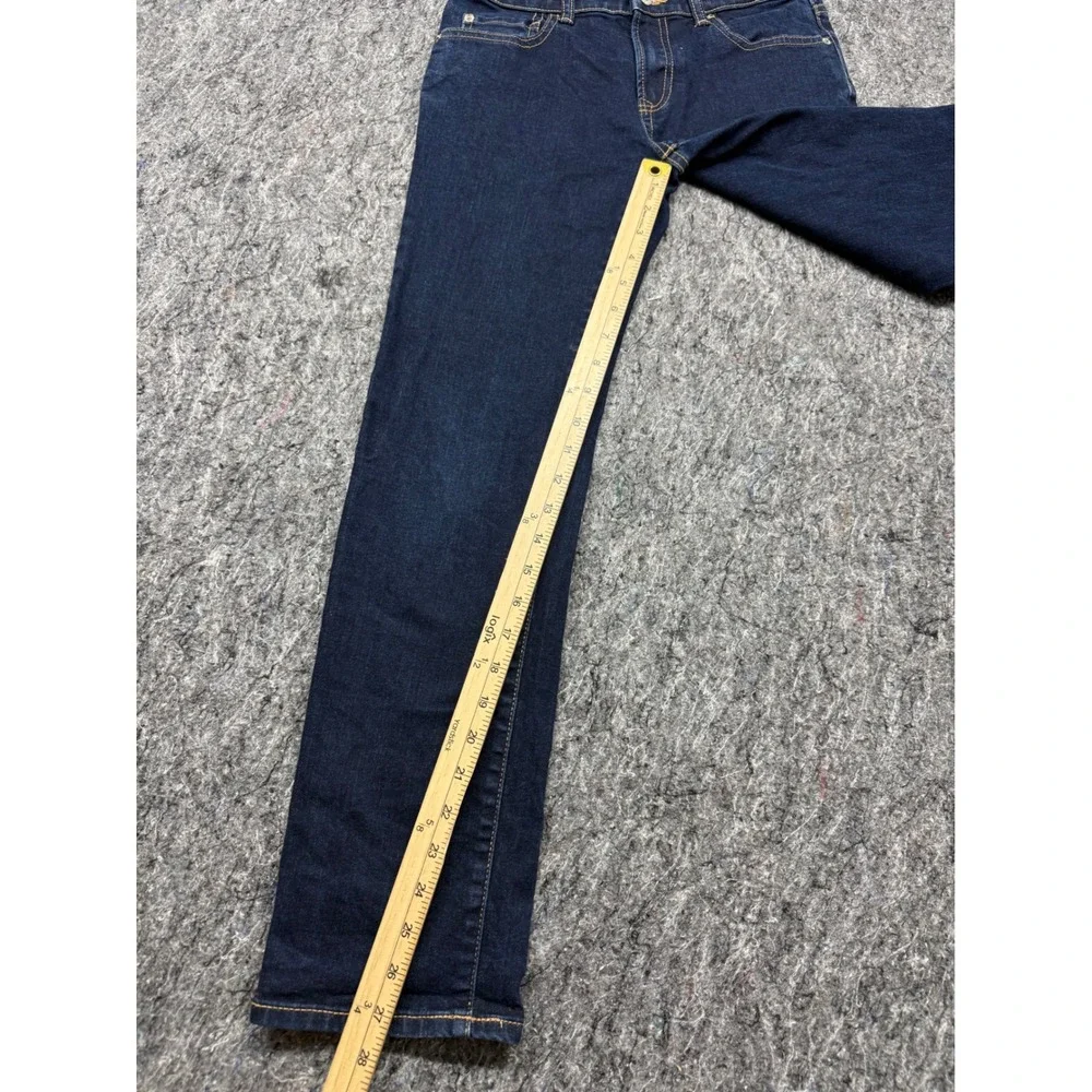 Gap Kids Boys Size 14 Regular Stretch Straight Jeans Dark Rinse Indigo Denim